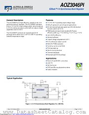 AOZ3046PI datasheet pdf Alpha & Omega Semiconductor