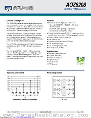 AOZ8208DI-05 datasheet pdf Alpha & Omega Semiconductor