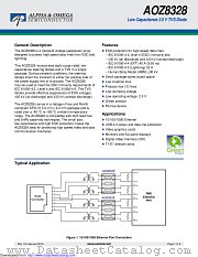 AOZ8328DI datasheet pdf Alpha & Omega Semiconductor