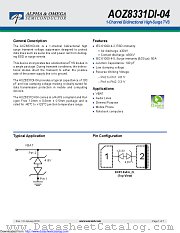AOZ8331DI-04 datasheet pdf Alpha & Omega Semiconductor