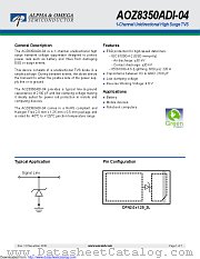 AOZ8350ADI-04 datasheet pdf Alpha & Omega Semiconductor