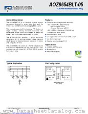 AOZ8654BLT-05 datasheet pdf Alpha & Omega Semiconductor