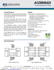 AOZ8809ADI-03 datasheet pdf Alpha & Omega Semiconductor