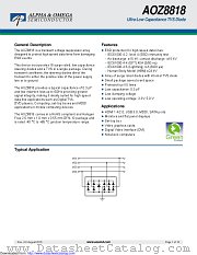 AOZ8818DI-03 datasheet pdf Alpha & Omega Semiconductor