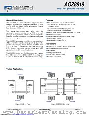 AOZ8819DI-05 datasheet pdf Alpha & Omega Semiconductor