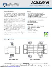AOZ8829DI-05 datasheet pdf Alpha & Omega Semiconductor