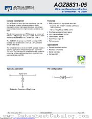 AOZ8831DT-05 datasheet pdf Alpha & Omega Semiconductor