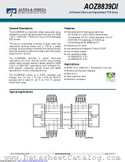 AOZ8839DI-05 datasheet pdf Alpha & Omega Semiconductor