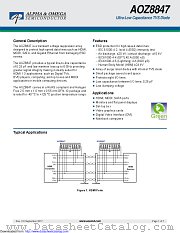 AOZ8847DI datasheet pdf Alpha & Omega Semiconductor