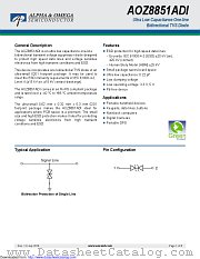AOZ8851ADI-03 datasheet pdf Alpha & Omega Semiconductor