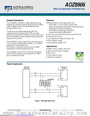AOZ8906CI datasheet pdf Alpha & Omega Semiconductor