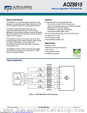 AOZ8915CI datasheet pdf Alpha & Omega Semiconductor
