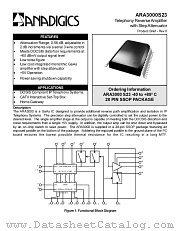 ARA3000S23 datasheet pdf Anadigics Inc