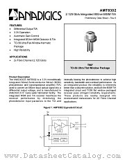 AMT8302 datasheet pdf Anadigics Inc
