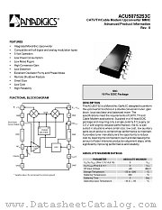ACU50752S3C datasheet pdf Anadigics Inc
