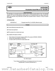 AKD4395, (AKD4395) datasheet pdf Asahi Kasei Microsystems