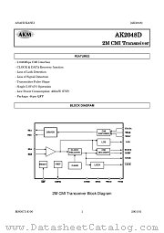 AK2048D datasheet pdf Asahi Kasei Microsystems