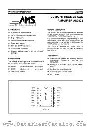 AS3802 datasheet pdf Austria Mikro Systems