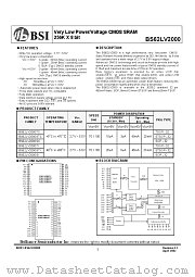 BS62LV2000 datasheet pdf Brilliance Semiconductor