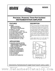ISO255 datasheet pdf Burr Brown