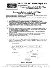 V.23 datasheet pdf CONSUMER MICROCIRCUITS LIMITED