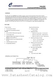 24LLC02 datasheet pdf Ceramate
