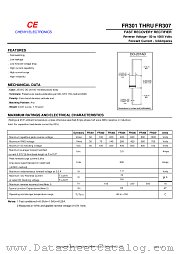 FR301 datasheet pdf Chenyi Electronics