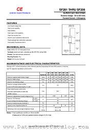 SF201 datasheet pdf Chenyi Electronics