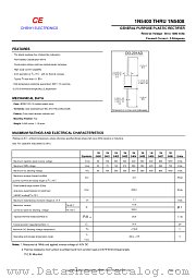 1N5405 datasheet pdf Chenyi Electronics