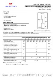 FR102G datasheet pdf Chenyi Electronics
