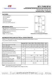 SF13 datasheet pdf Chenyi Electronics
