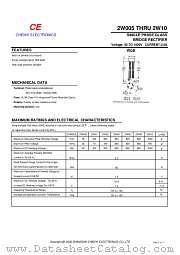 2W005 datasheet pdf Chenyi Electronics