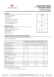 1N4937 datasheet pdf Chenyi Electronics