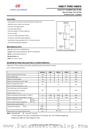 1N5817 datasheet pdf Chenyi Electronics