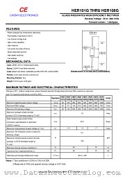 HER102G datasheet pdf Chenyi Electronics