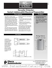 CS212 datasheet pdf Cherry Semiconductor
