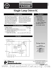 CS1108 datasheet pdf Cherry Semiconductor