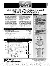 CS52845 datasheet pdf Cherry Semiconductor