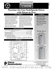 CS8190 datasheet pdf Cherry Semiconductor