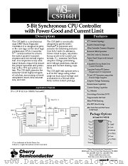 CS5166H datasheet pdf Cherry Semiconductor