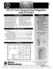CS8161 datasheet pdf Cherry Semiconductor