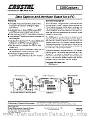 CDBCAPTAUDIO datasheet pdf Cirrus Logic