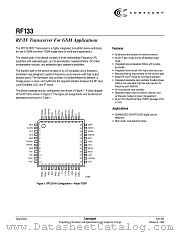 RF133 datasheet pdf Conexant