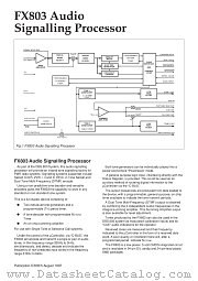 FX803 datasheet pdf CML