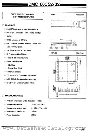 DMC60C52 datasheet pdf Daewoo Semiconductor