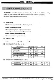 DBL2084N datasheet pdf Daewoo Semiconductor
