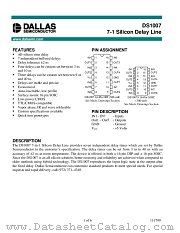 DS1007 datasheet pdf Dallas Semiconductor