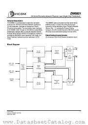 DM9801 datasheet pdf Davicom Semiconductor