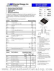 DE275X2-102N06A datasheet pdf Directed Energy