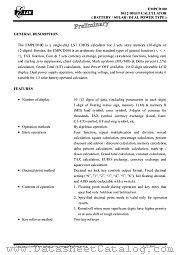 EMPCD100 datasheet pdf ELAN Microelectronics